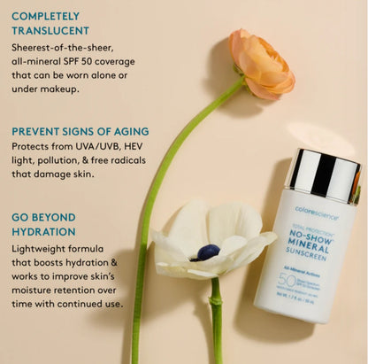 No-Show SPF 50 Mineral Sunscreen