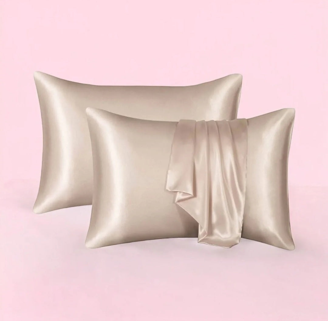 Blush Silk Pillow Cases